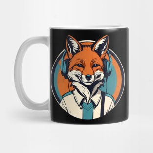 Smiling Musical Fox Mug